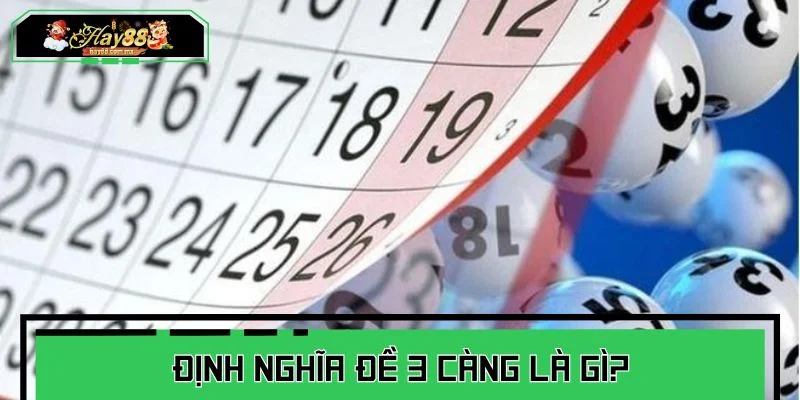Định nghĩa đề 3 càng là gì?