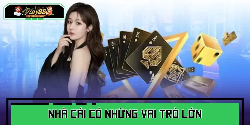 Nhà cái có những vai trò lớn định được nêu trong điều khoản dịch vụ