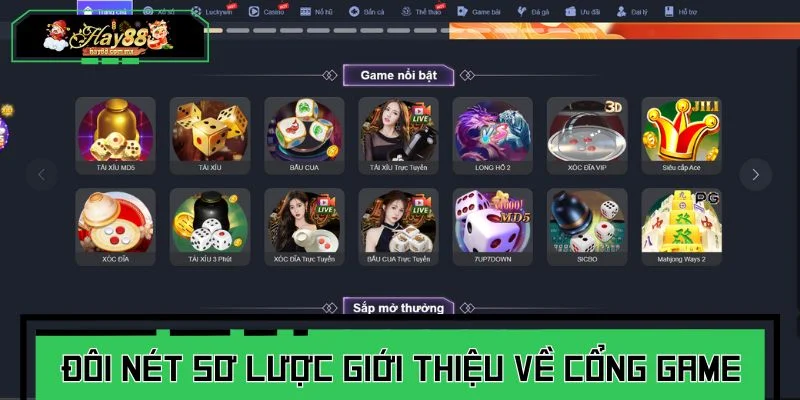 Đôi nét sơ lược giới thiệu về cổng game