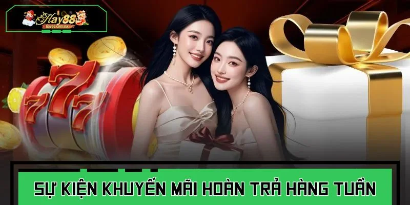 Sự kiện khuyến mãi hoàn trả hàng tuần